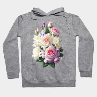 Elegant Rose Bouquet Hoodie